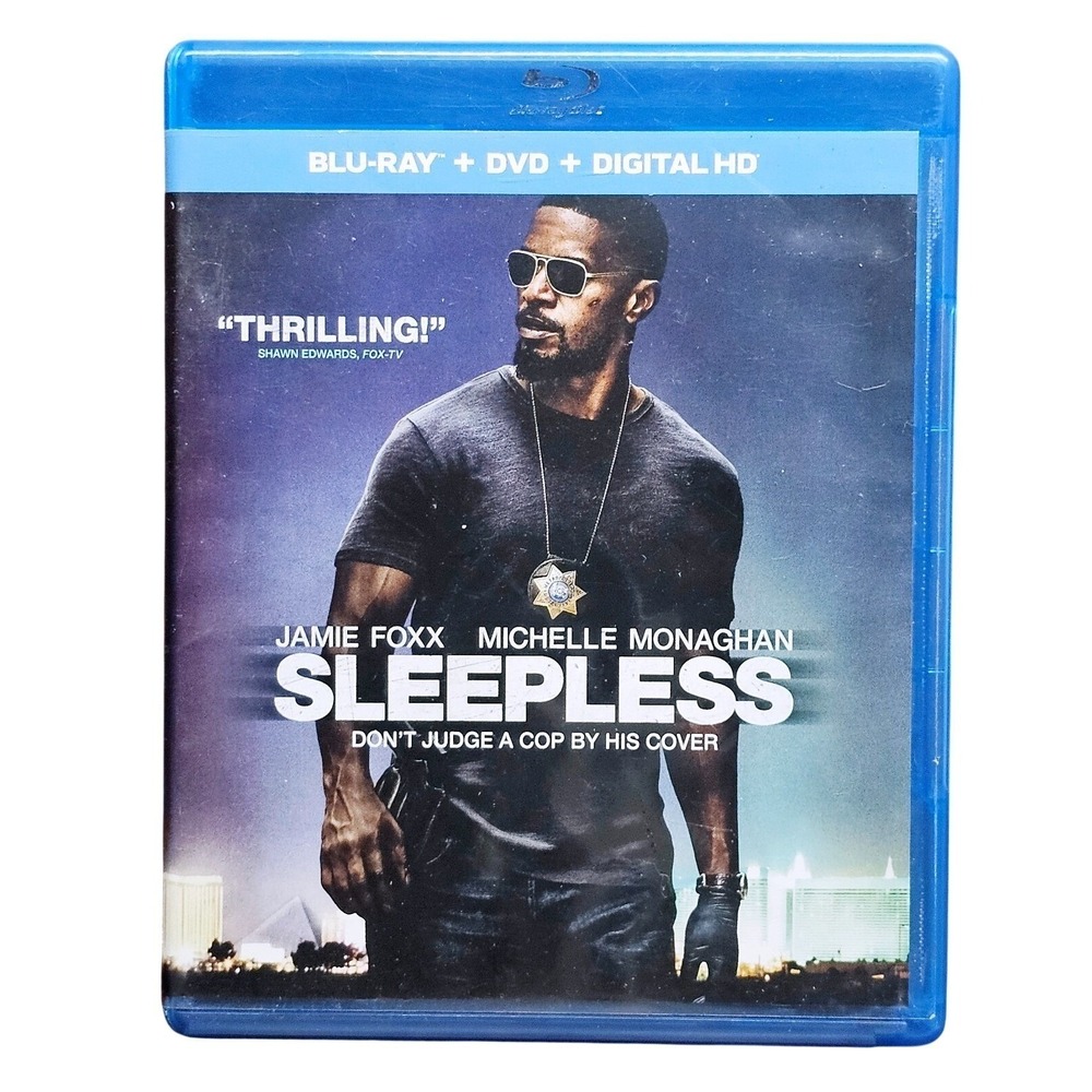 Jamie Foxx Sleepless Action Thriller‎ Blu-ray DVD Combo Movie